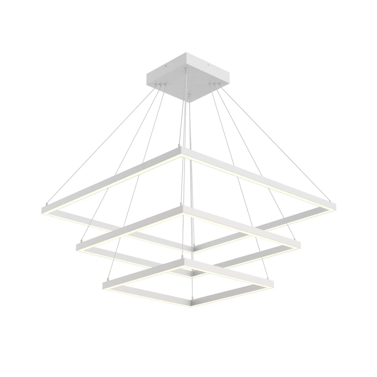 Chandelier Piazza - Blanc 31 1/2" 3 - étages by Kuzco Lighting | Luminaires & cie