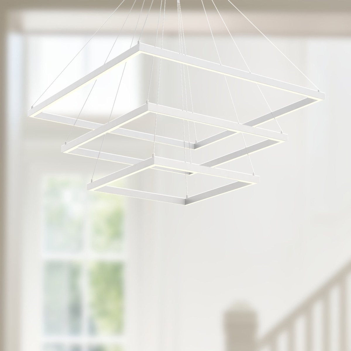 Chandelier Piazza - Blanc 31 1/2" 3 - étages by Kuzco Lighting | Luminaires & cie