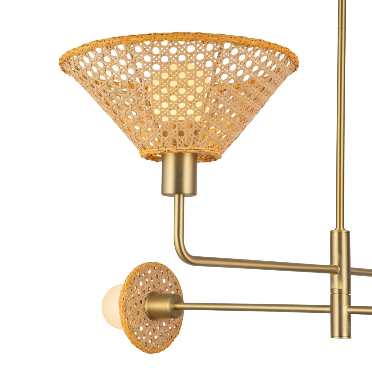 Chandelier Piper - Or brossé by Alora Lighting | Luminaires & cie