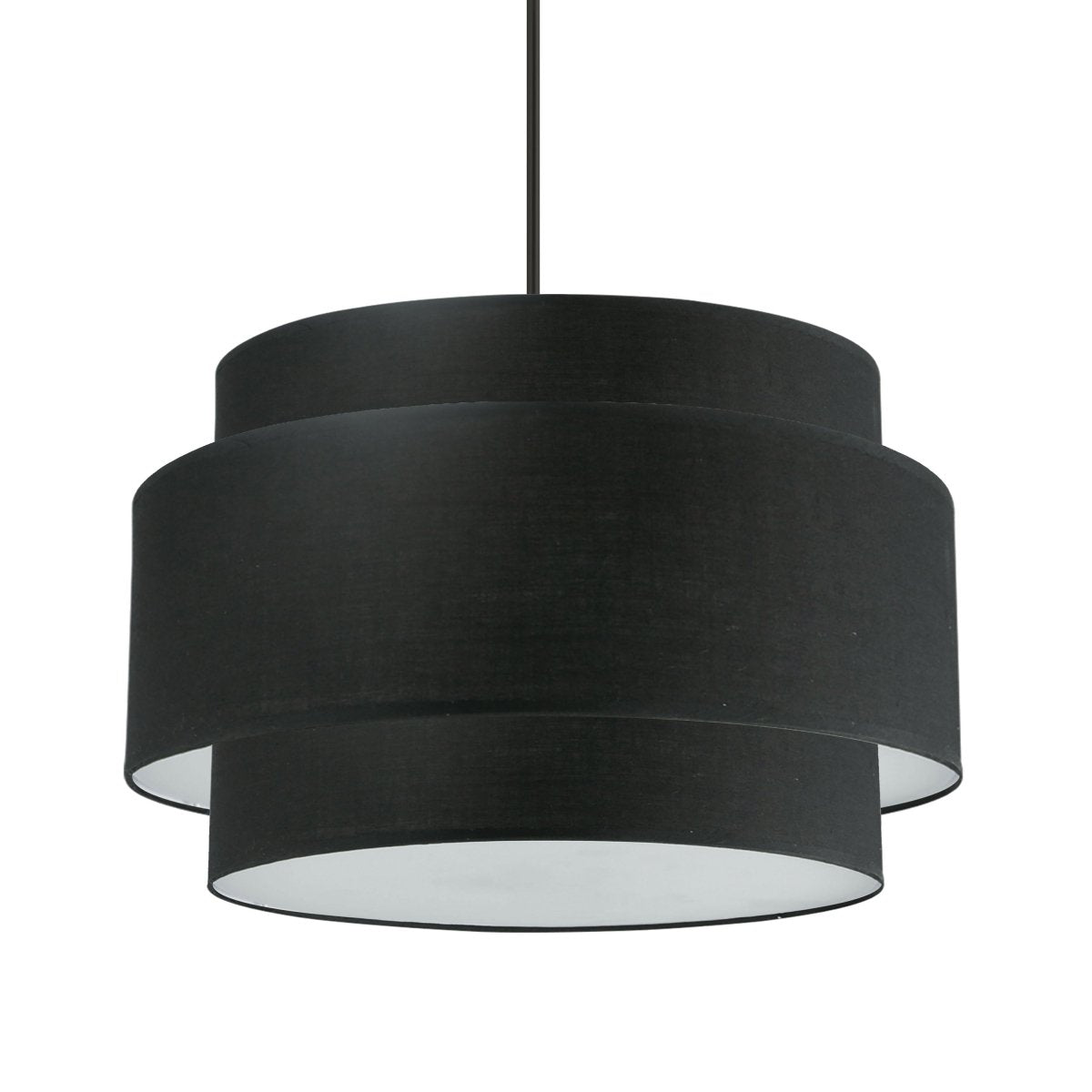 Chandelier Priya - Noir 22" by Dainolite | Luminaires & cie