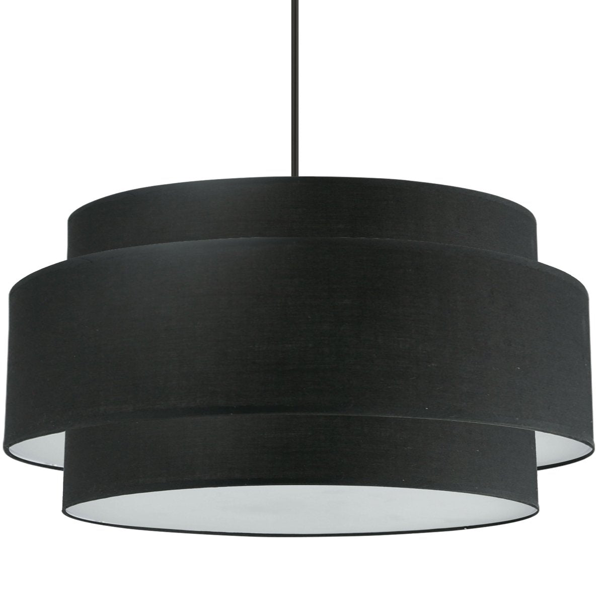 Chandelier Priya - Noir 30" by Dainolite | Luminaires & cie