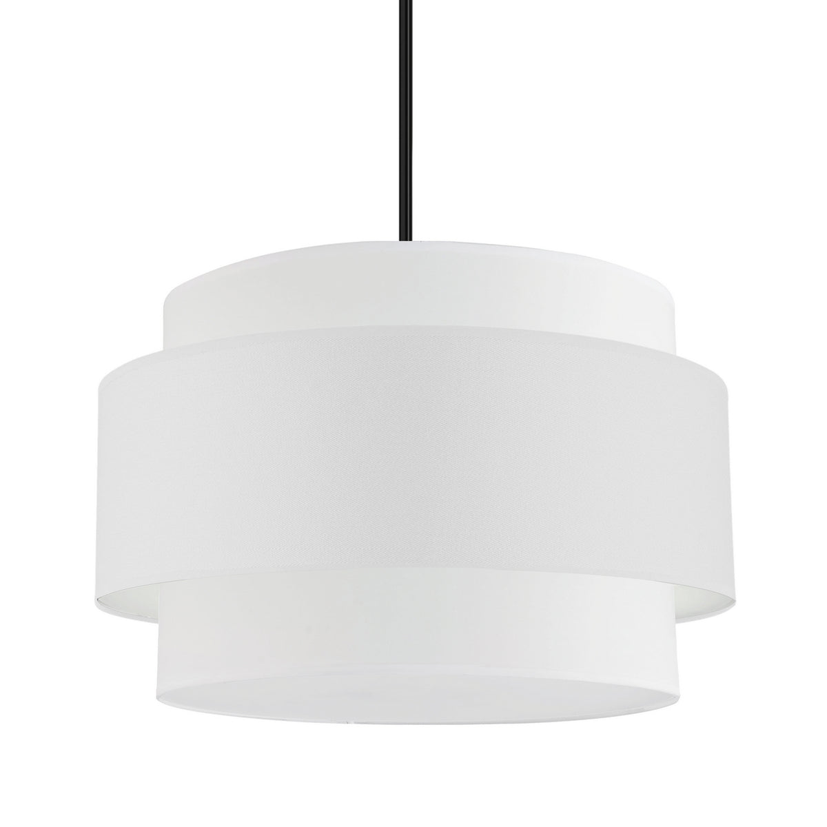 Suspension Priya 22", Blanc, Blanc / Noir mat – Dainolite