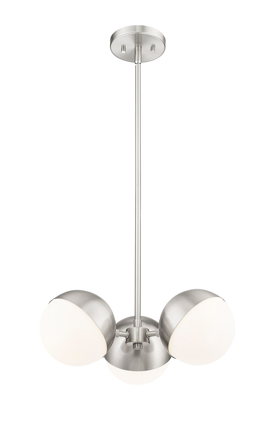 Lustre Realm Sphere Nickel brossé, 17 1/4" – vue 3