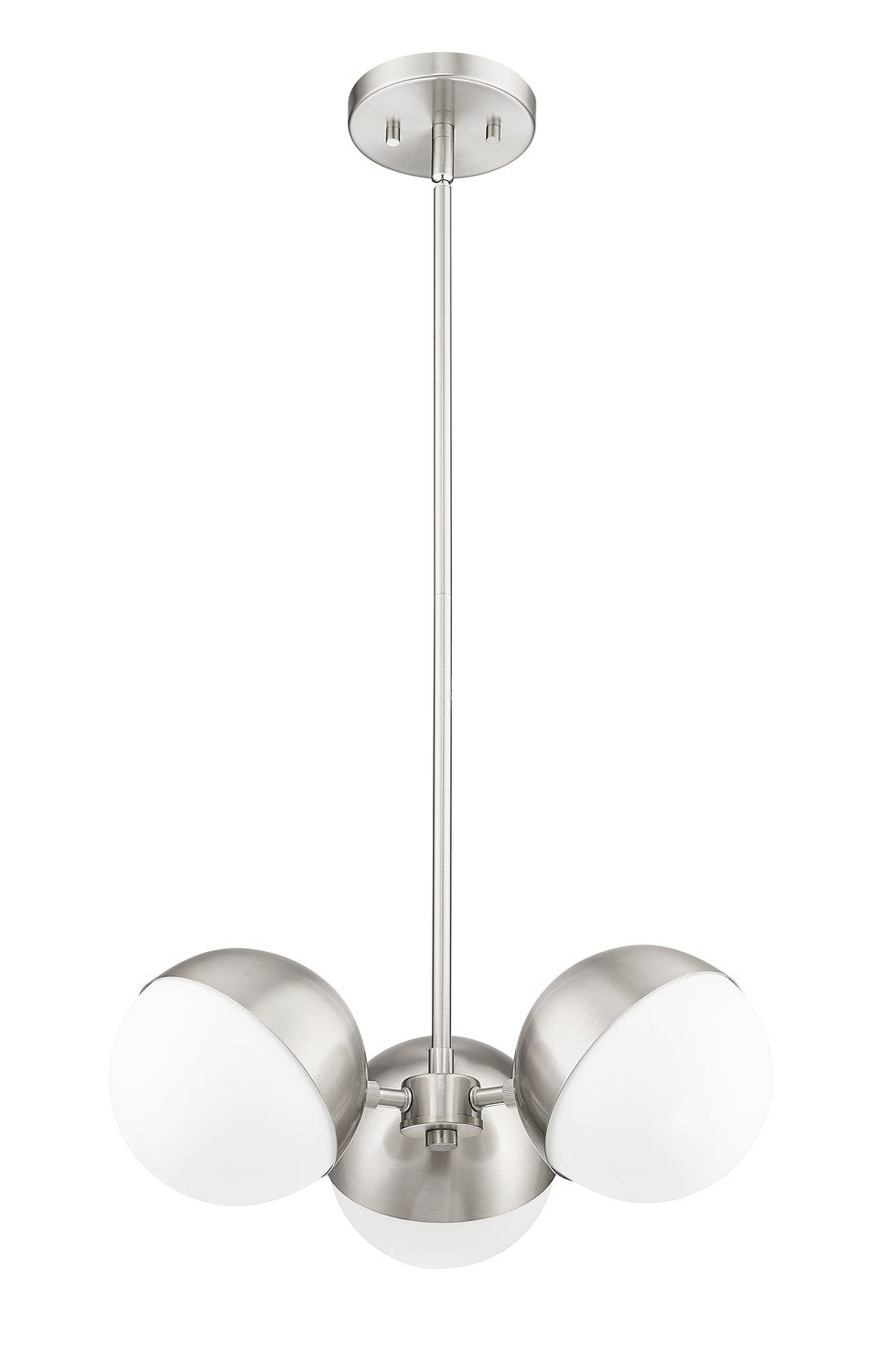 Lustre Realm Sphere Nickel brossé, 17 1/4" – vue 4