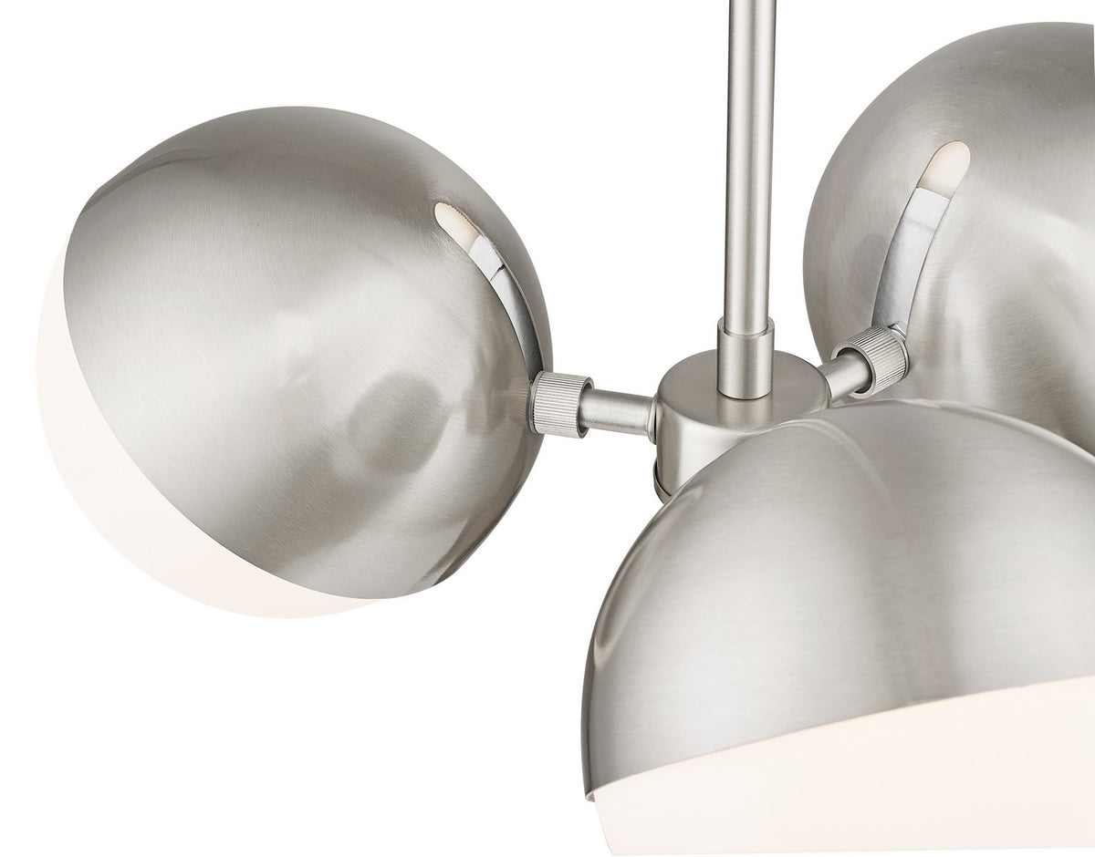 Lustre Realm Sphere Nickel brossé, 17 1/4" – vue 5
