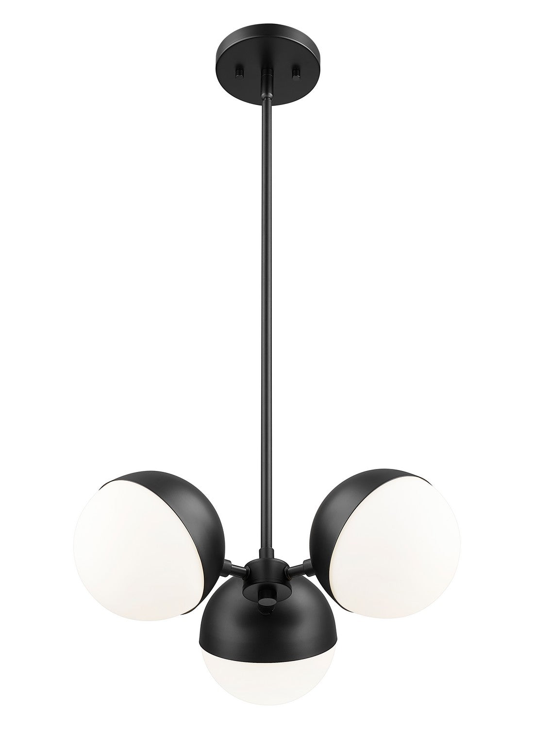 Lustre Realm Sphere Noir mat, 17 1/4" – vue 3