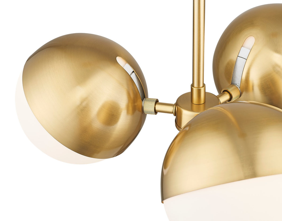 Lustre Realm Sphere Or moderne, 17 1/4" – vue 5