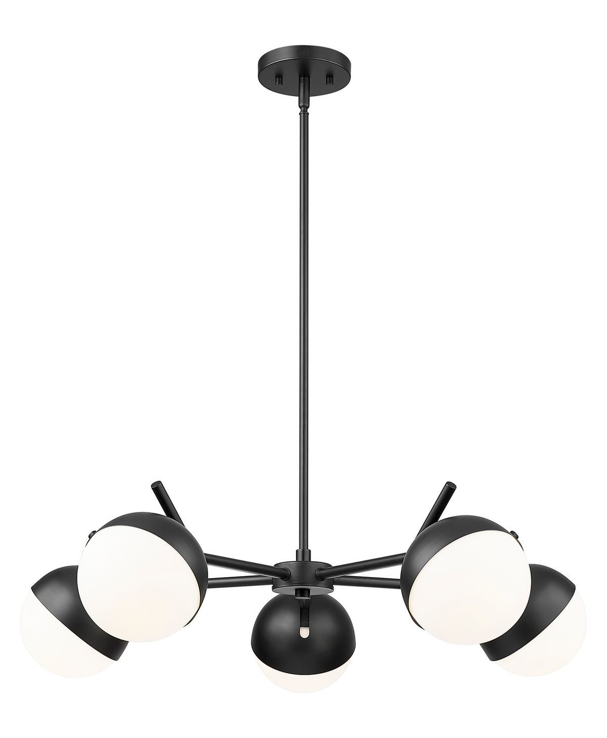 Lustre Realm Sphere Noir mat, 32" – vue 3
