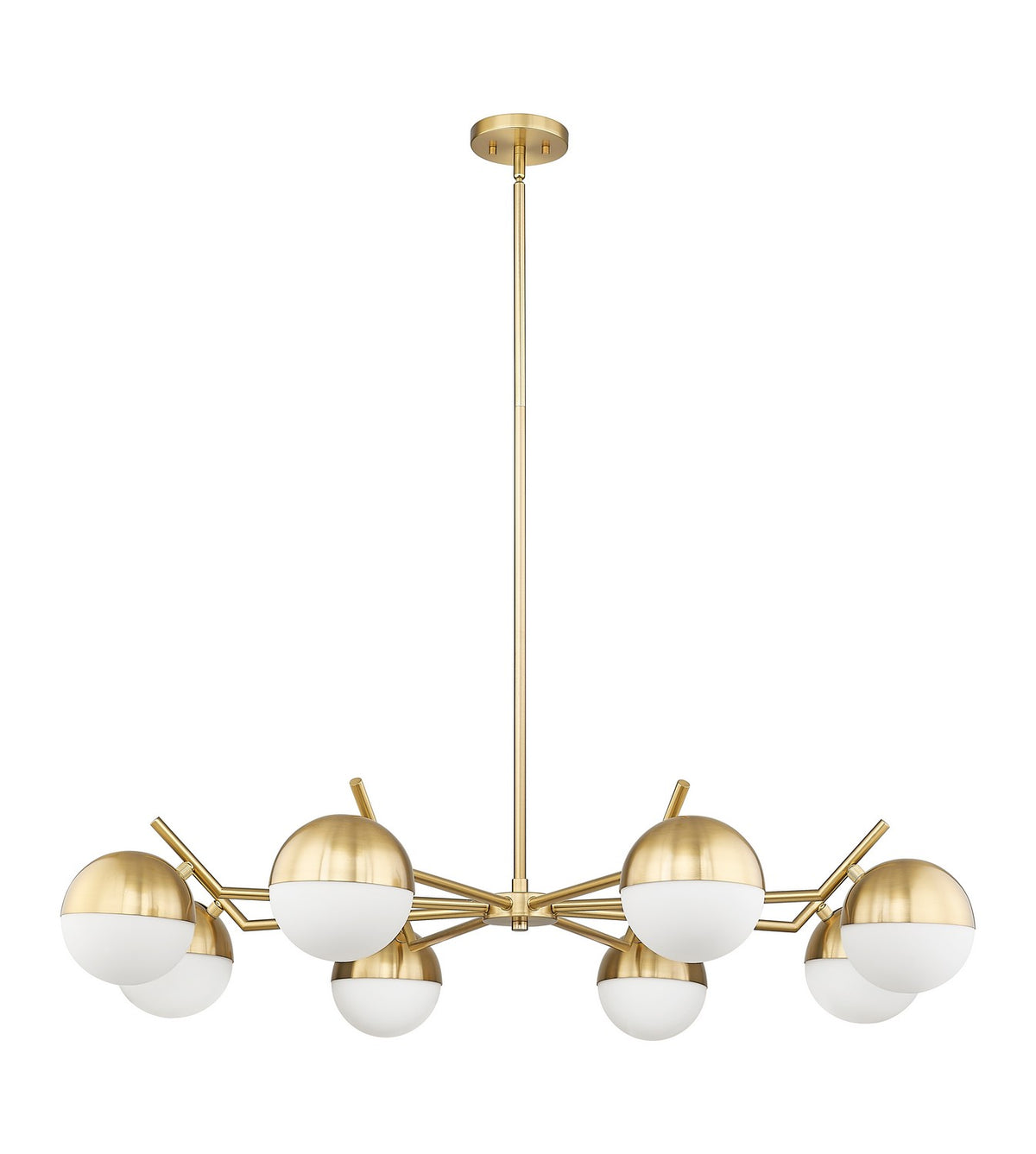 Lustre Realm Sphere Or moderne, 44" – vue 4