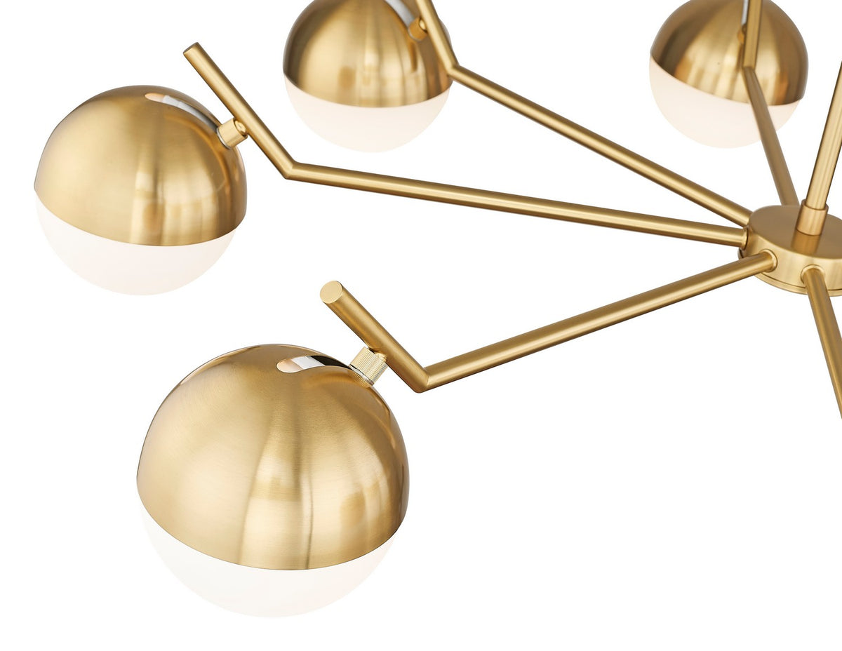 Lustre Realm Sphere Or moderne, 44" – vue 5