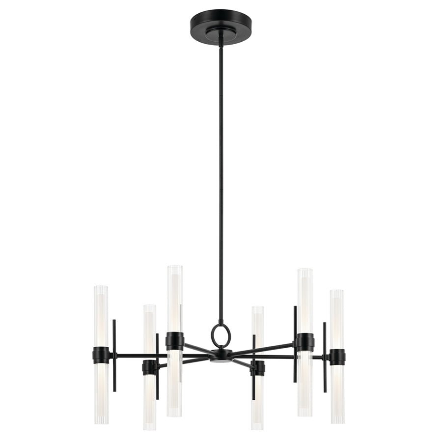 Chandelier Riven - Noir by Kichler | Luminaires & cie