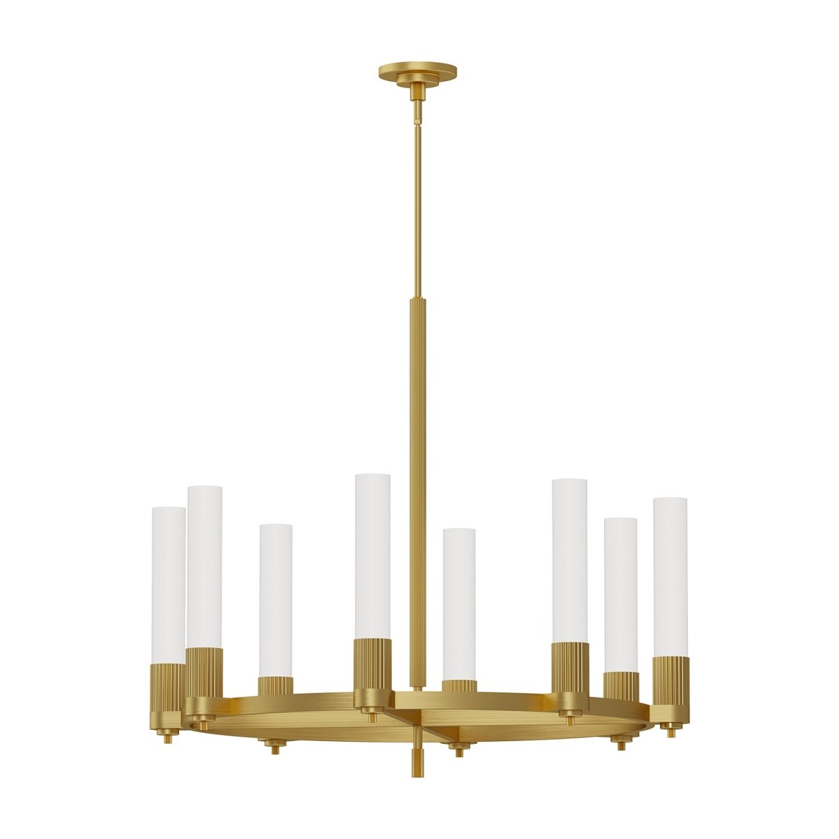 Chandelier Rue - Or brossé by Alora Lighting | Luminaires & cie