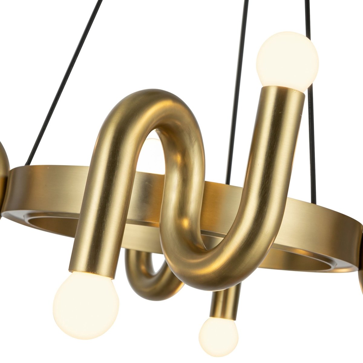 Chandelier Sadie - Or brossé by Alora Lighting | Luminaires & cie