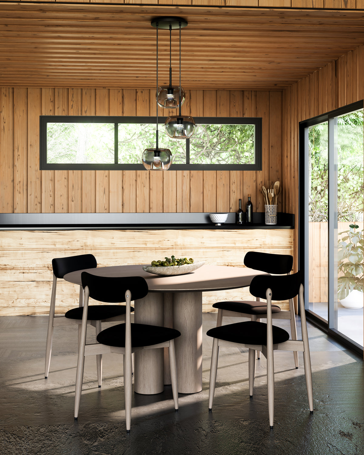 Lustre Samar Noir / Fumé – vue 2