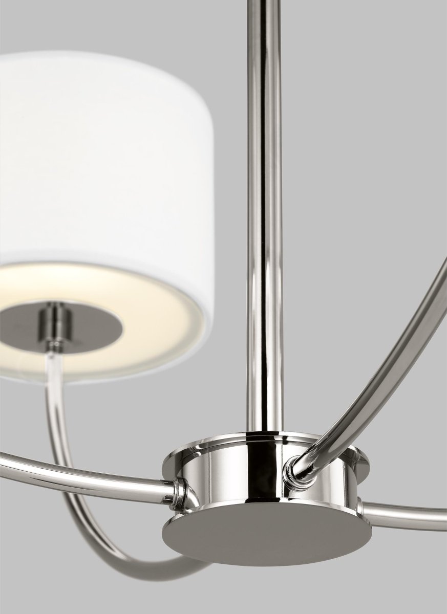 Chandelier Sawyer - Nickel poli 31 3/4" by Visual Comfort Studio | Luminaires & cie