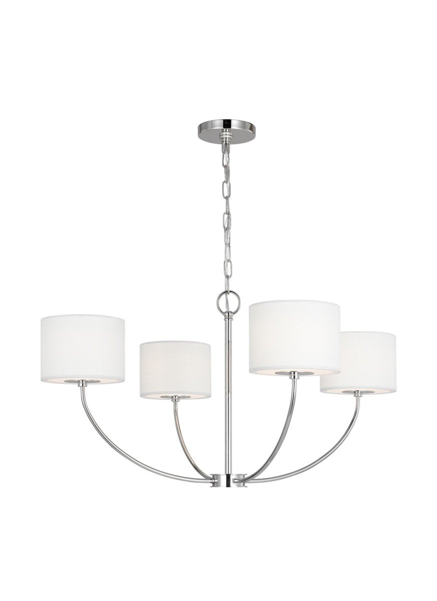 Chandelier Sawyer - Nickel poli 31 3/4" by Visual Comfort Studio | Luminaires & cie