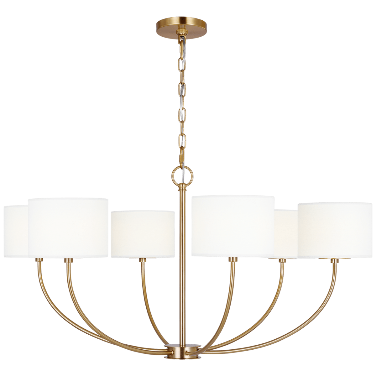 Chandelier Sawyer - Laiton brûlé 36" by Visual Comfort Studio | Luminaires & cie