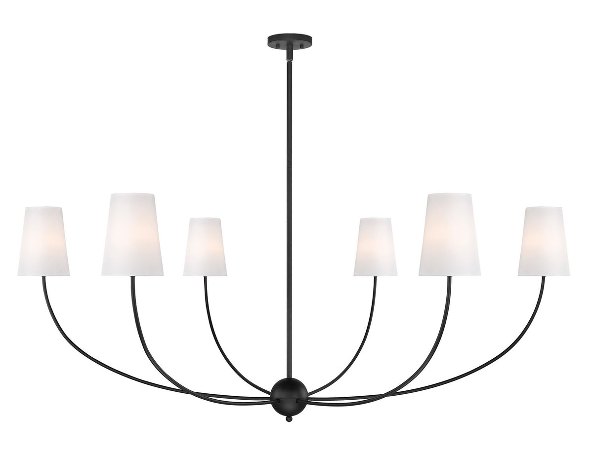 Lustre Shannon Noir mat, 62" – Z-Lite