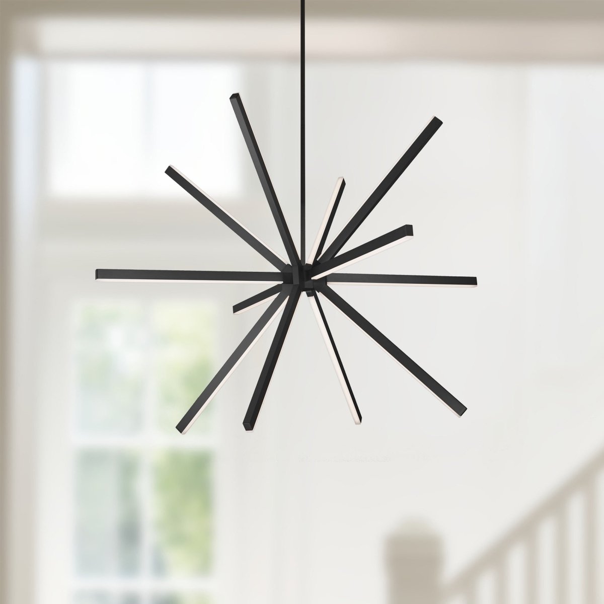 Chandelier Sirius - Noir 54 3/8" by Kuzco Lighting | Luminaires & cie