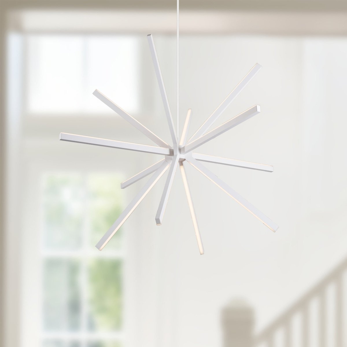 Chandelier Sirius - Blanc 54 3/8" by Kuzco Lighting | Luminaires & cie