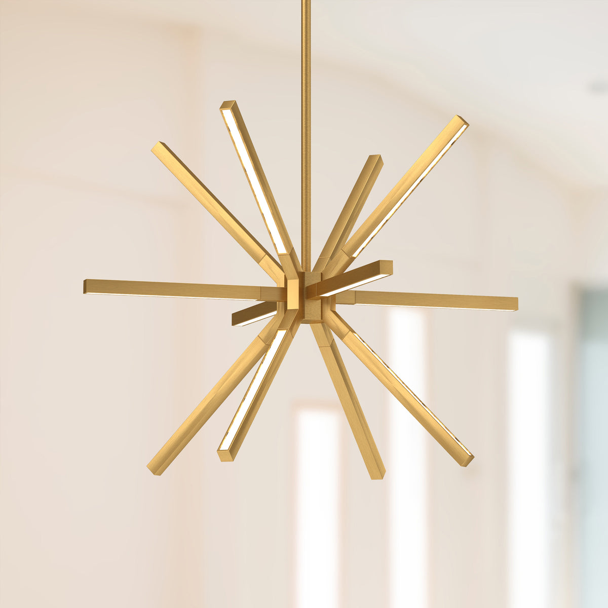 Lustre Sirius Minor Or brossé, 20 1/4" – vue 2