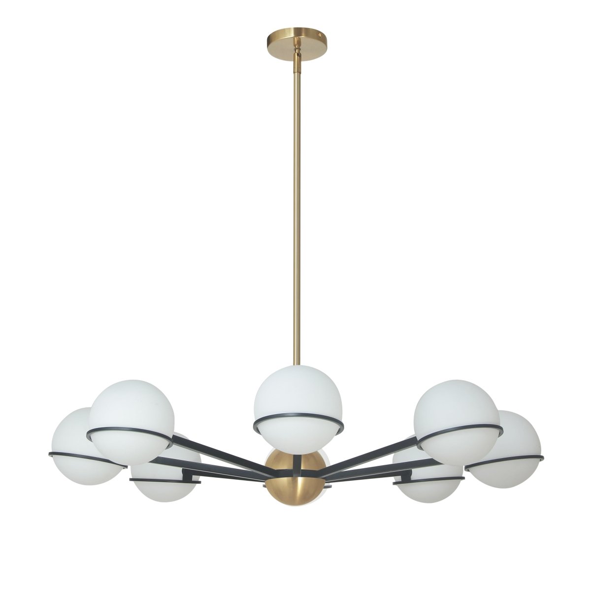 Chandelier Sofia - Laiton âgé 38" by Dainolite | Luminaires & cie
