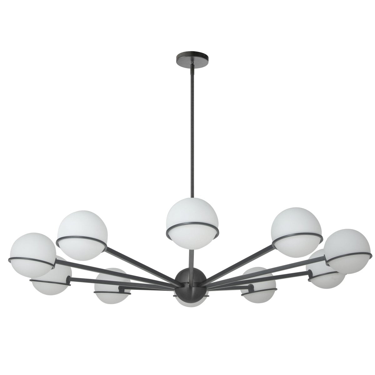 Chandelier Sofia - Noir 50" by Dainolite | Luminaires & cie
