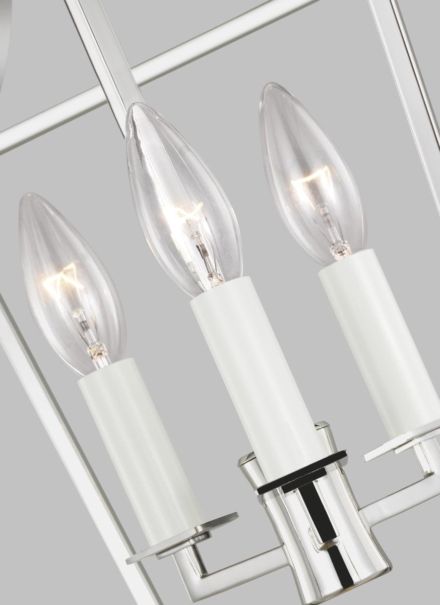 Chandelier Southold - Nickel poli 10" by Visual Comfort Studio | Luminaires & cie