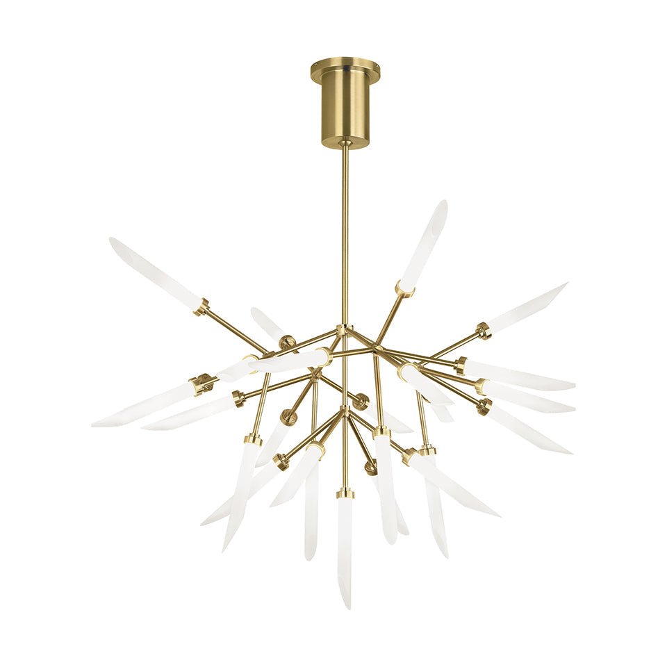 Chandelier Spur - Laiton vieilli 26" by Tech Lighting | Luminaires & cie