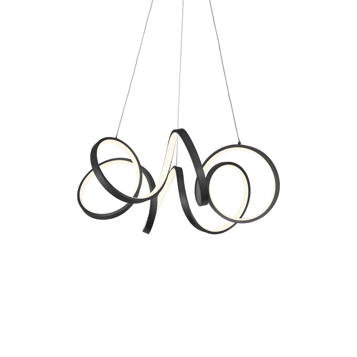 Chandelier Synergy - Noir 23 3/4" by Kuzco Lighting | Luminaires & cie