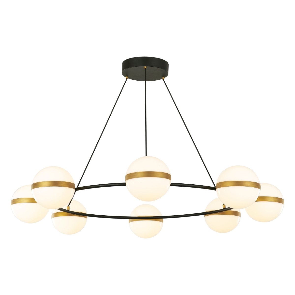 Chandelier Tagliato - 43 3/4" by Alora Lighting | Luminaires & cie