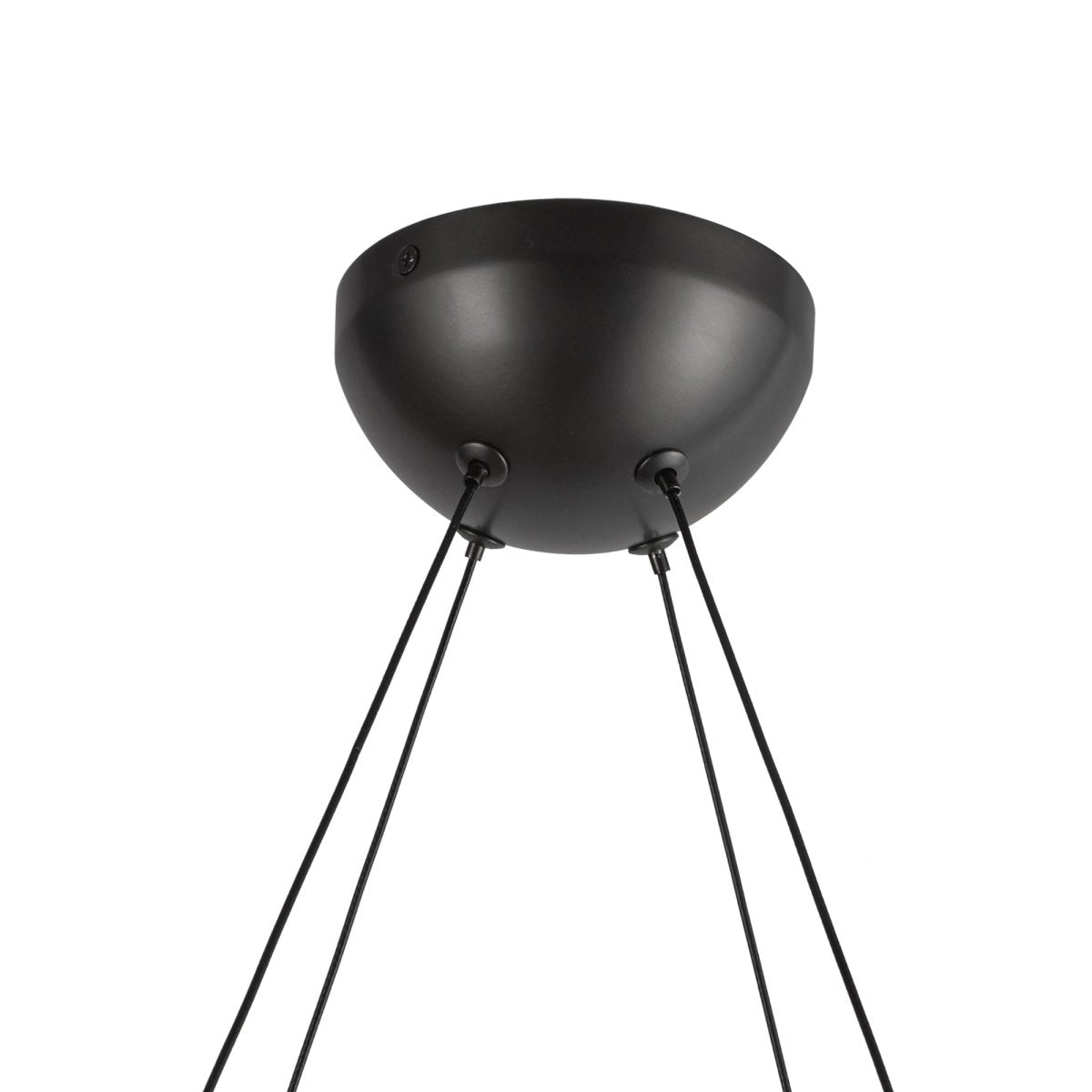 Chandelier Taurus - Bronze urbain / verre côtelé transparent by Kuzco Lighting | Luminaires & cie