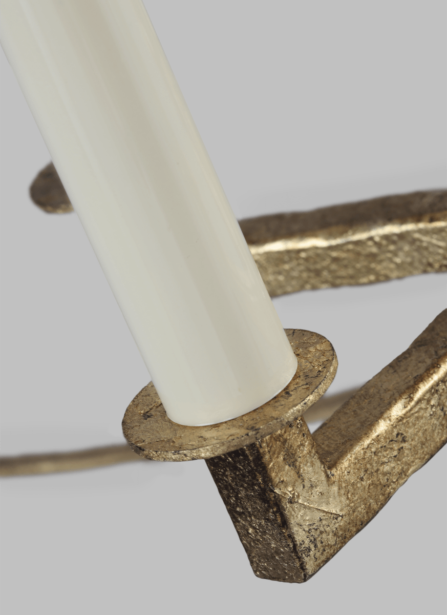 Chandelier Thayer - Gild antique 16" by Visual Comfort Studio | Luminaires & cie