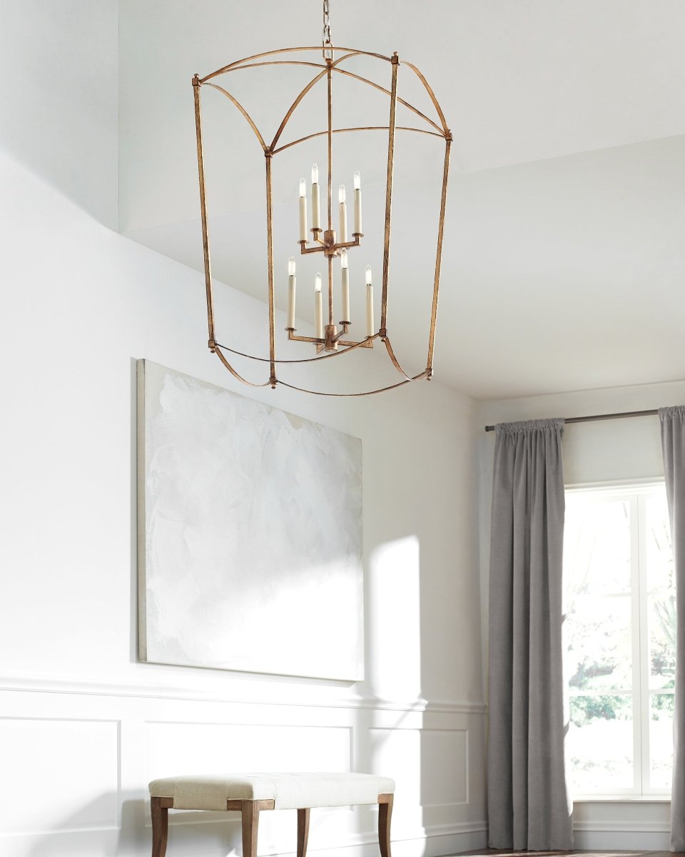 Chandelier Thayer - Smith Steel 19 1/4" by Visual Comfort Studio | Luminaires & cie