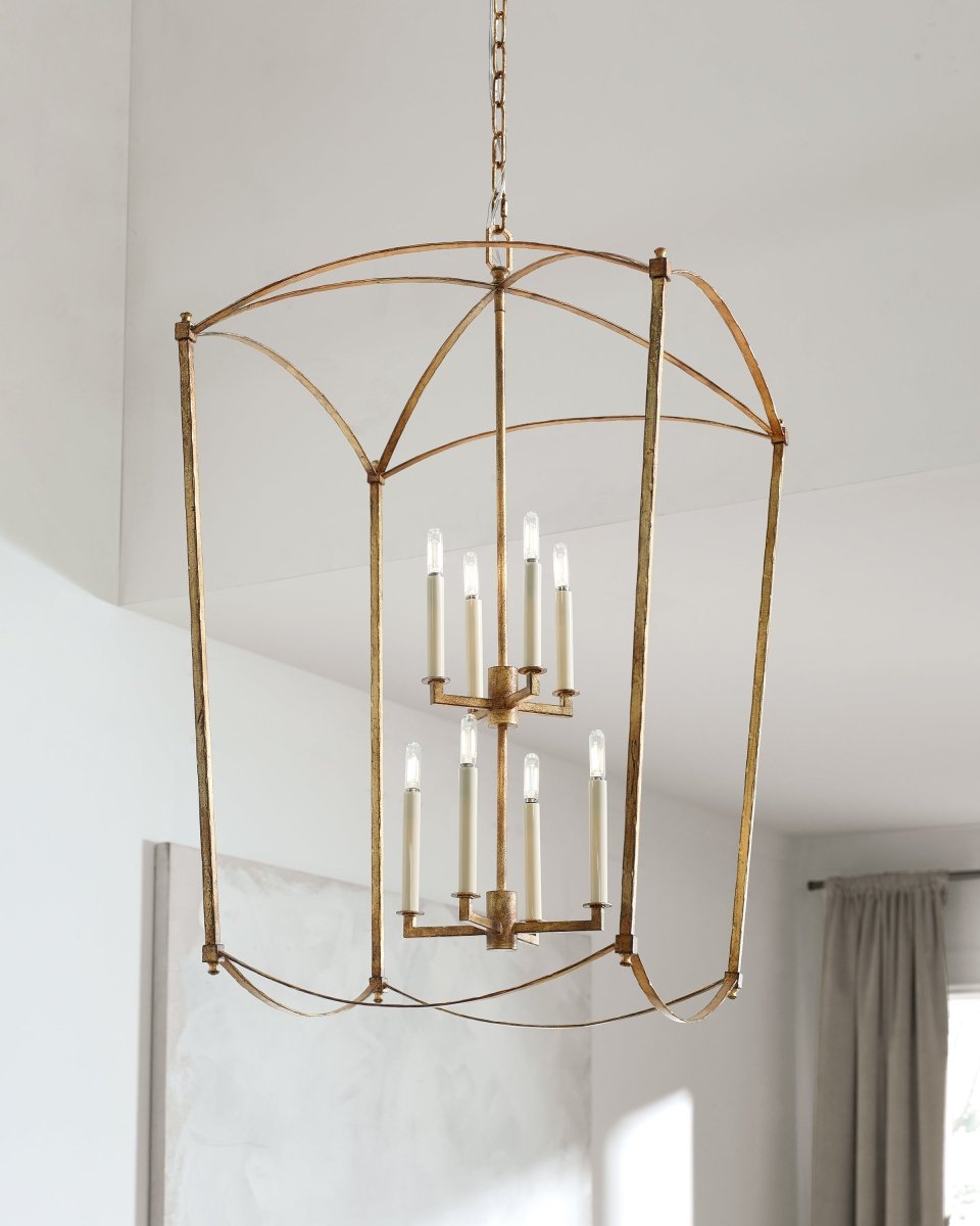 Chandelier Thayer - Smith Steel 19 1/4" by Visual Comfort Studio | Luminaires & cie