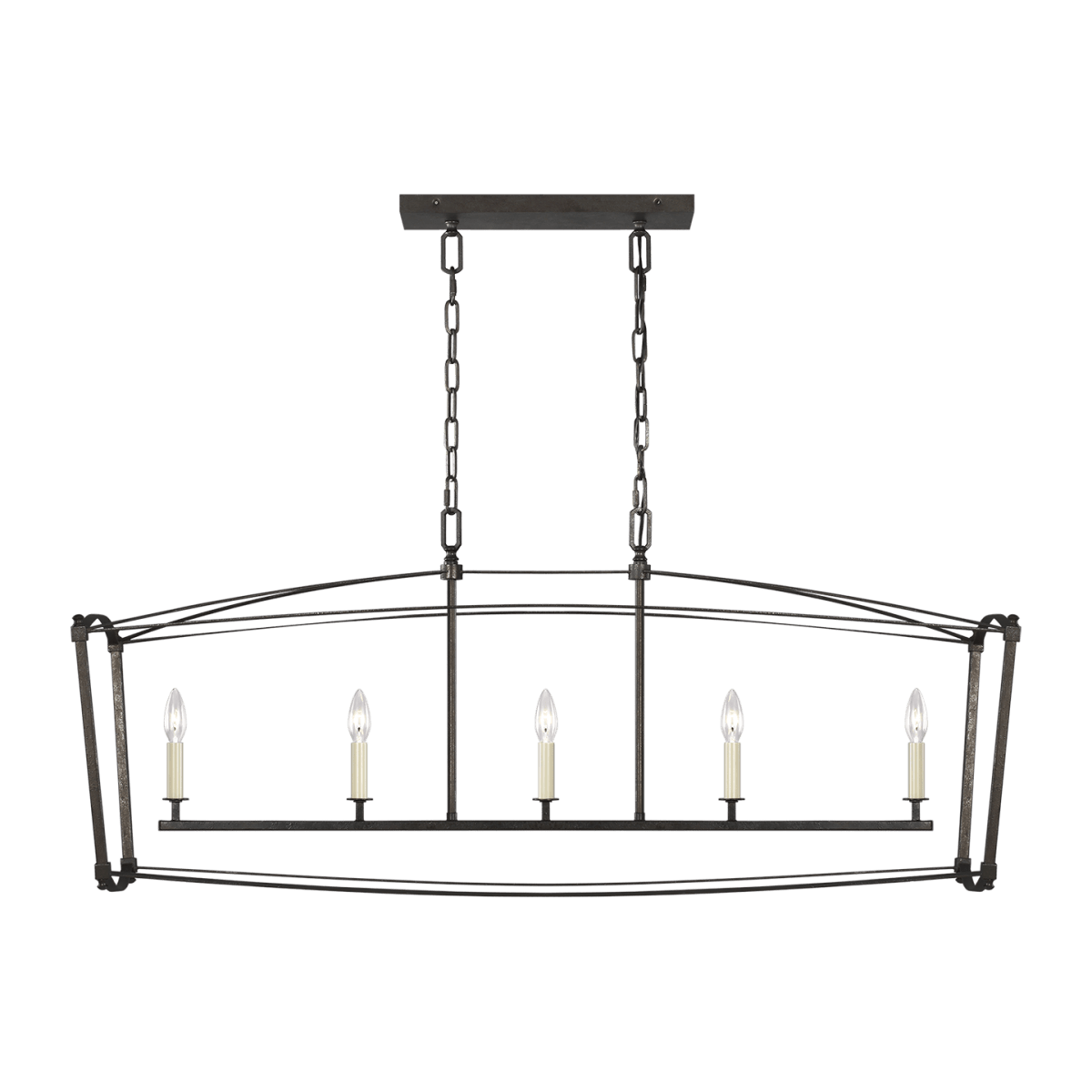 Chandelier Thayer - Smith Steel 23 1/8" by Visual Comfort Studio | Luminaires & cie