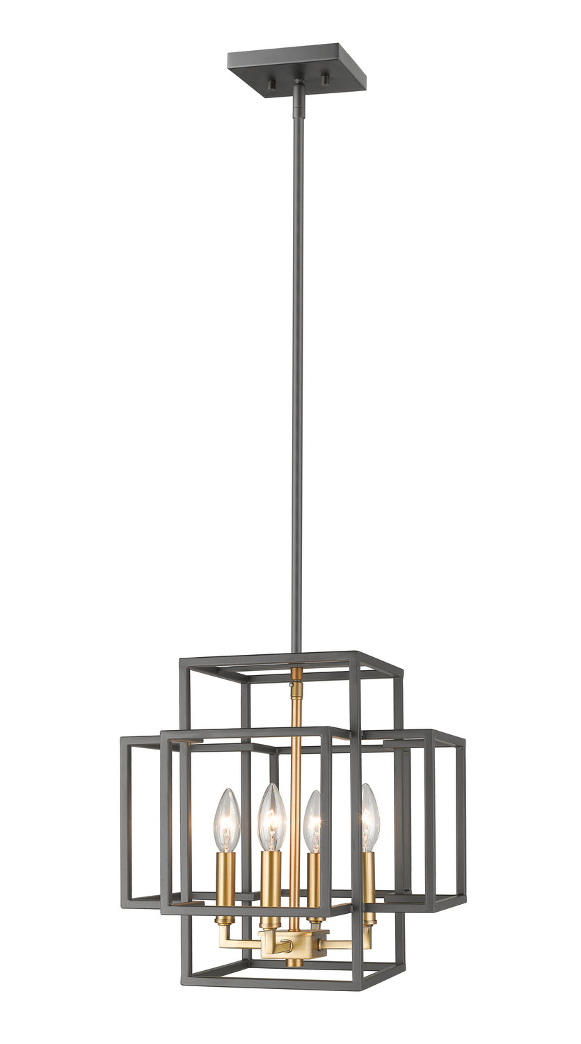 Lustre Titania Bronze + Laiton vieilli, 14" – Z-Lite