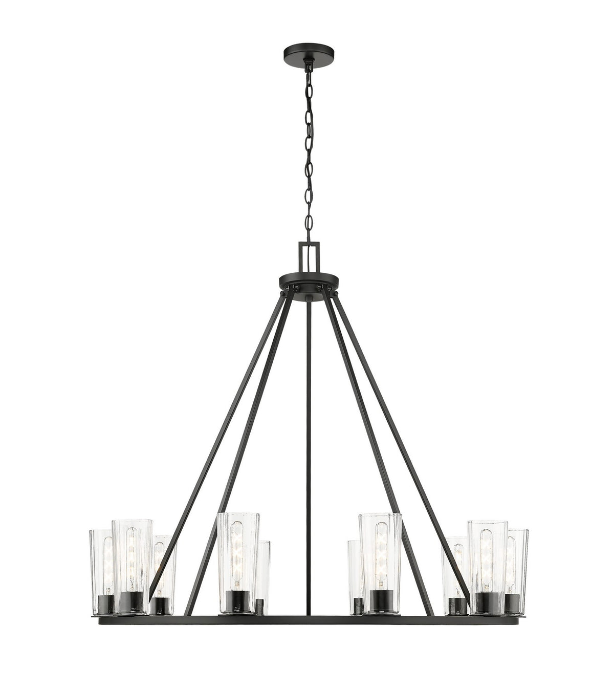 Lustre Titus Noir mat, 46" – Z-Lite