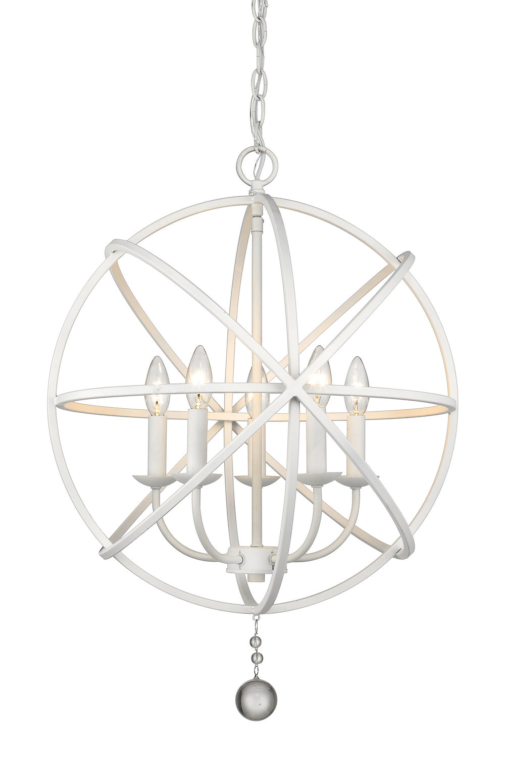 Lustre Tull Blanc mat, 20" – Z-Lite