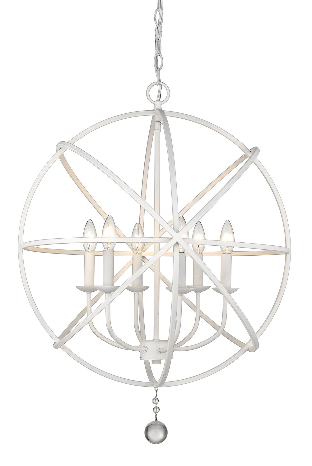 Lustre Tull Blanc mat, 24" – Z-Lite