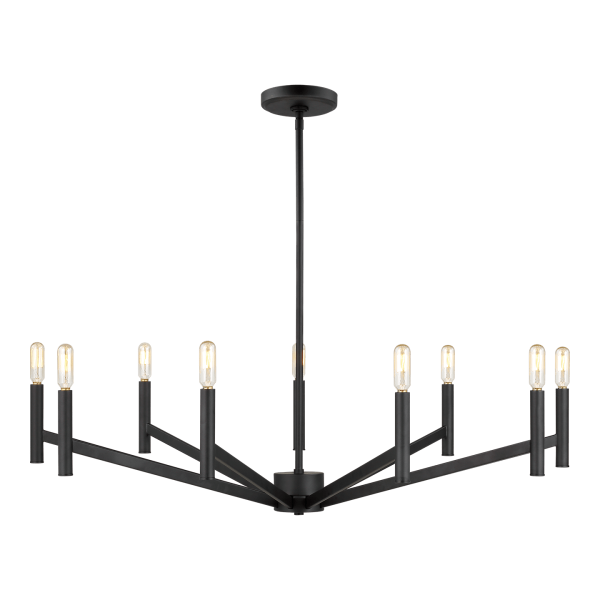 Chandelier Vector - Noir de minuit 36" Ampoules DEL incluses by Visual Comfort Studio | Luminaires & cie