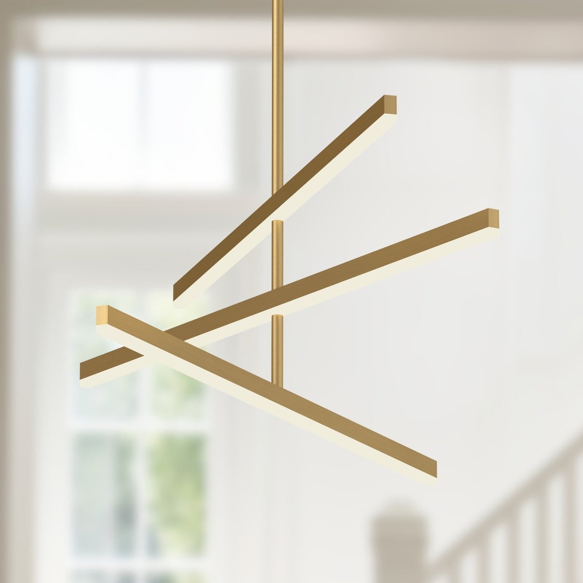 Chandelier Vega - Or brossé 45" by Kuzco Lighting | Luminaires & cie