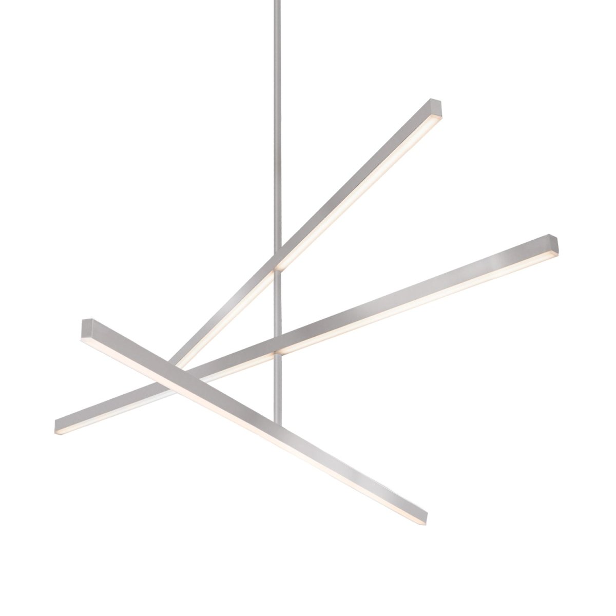 Chandelier Vega - Nickel brossé 56" by Kuzco Lighting | Luminaires & cie