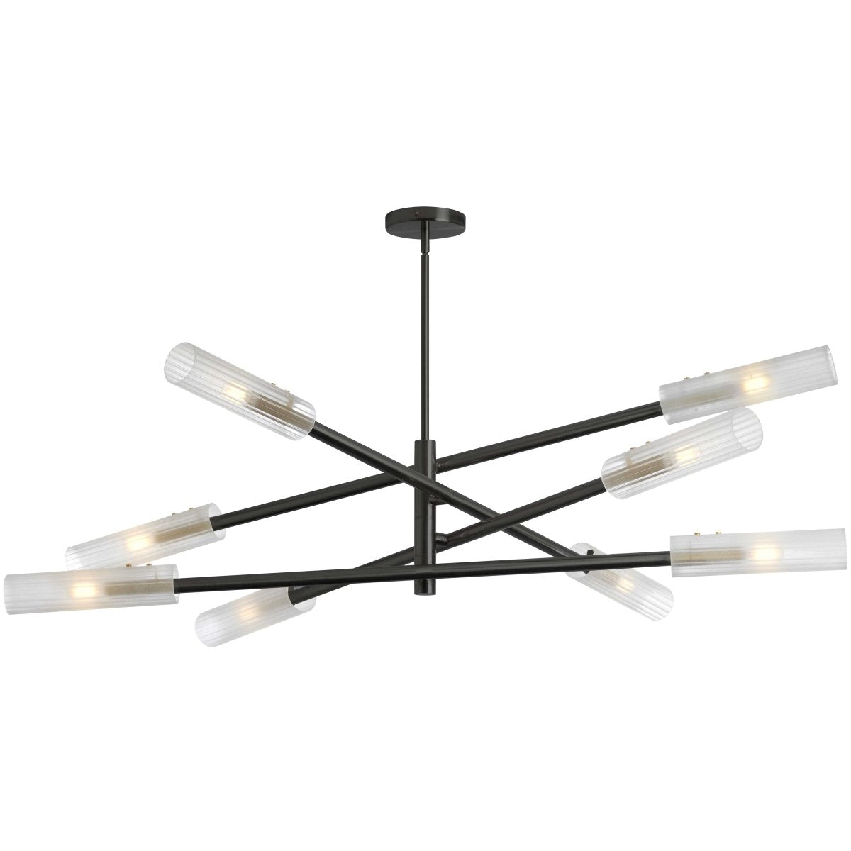 Chandelier Wand 48 - Noir mat et Laiton vieilli by Dainolite | Luminaires & cie