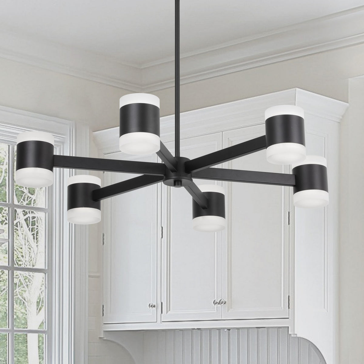 Lustre Wilson 28", Noir mat – vue 2