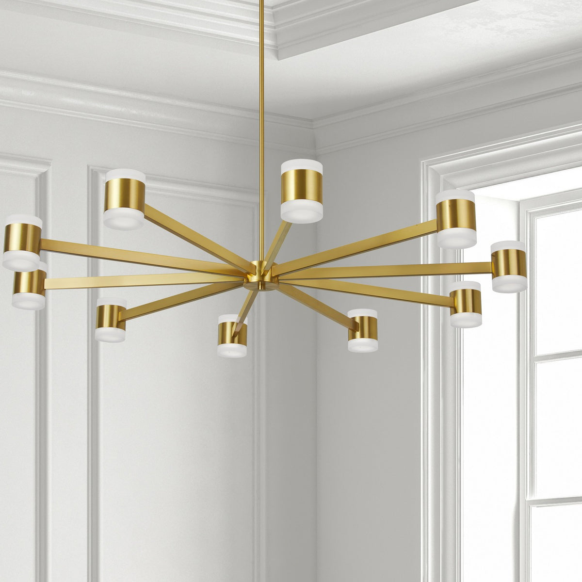 Lustre Wilson 48", Laiton vieilli – vue 2