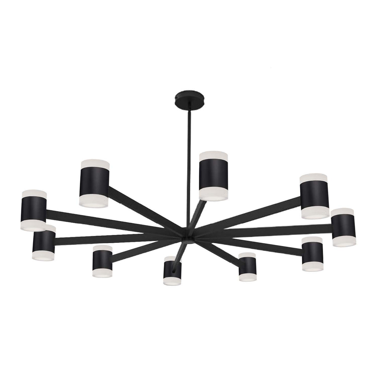 Lustre Wilson 48", Noir mat – Dainolite