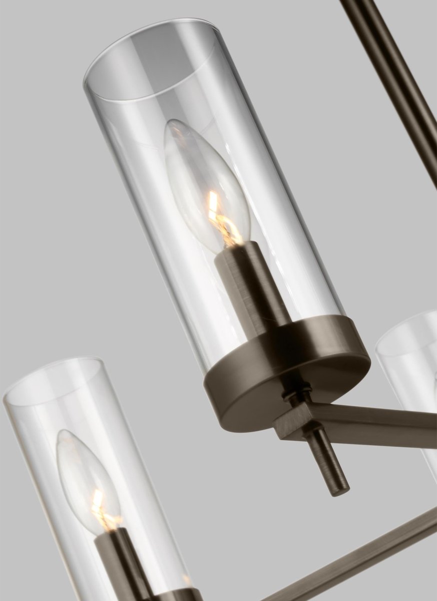 Chandelier Zire - Bronze brossé bronze 26" Ampoules non - incluses by Visual Comfort Studio | Luminaires & cie