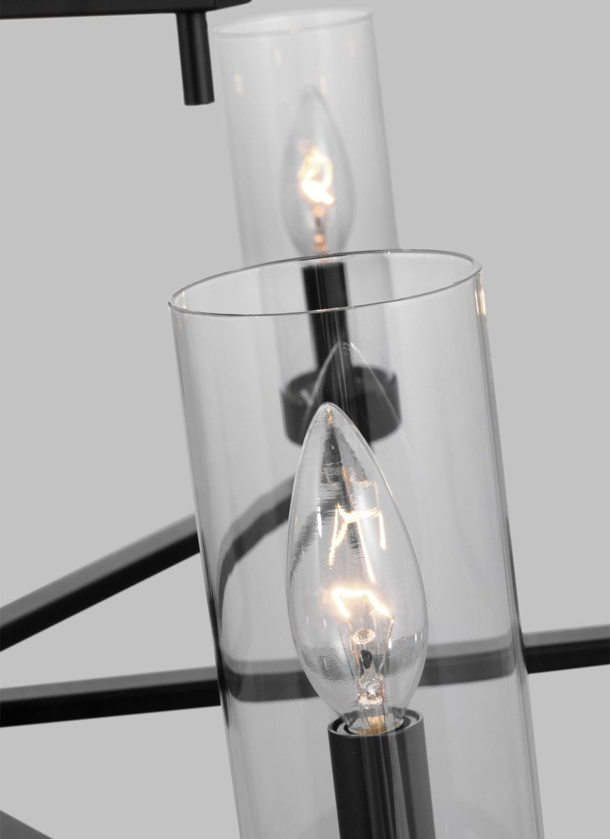 Chandelier Zire - Noir de minuit 32" Ampoules non - incluses by Visual Comfort Studio | Luminaires & cie