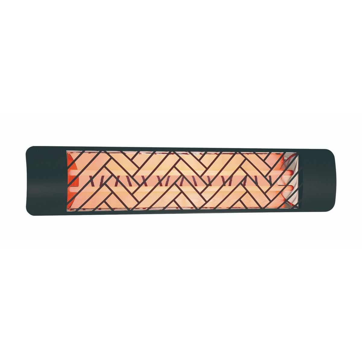 Chaufferette infrarouge 4000W EF40 Series Chevron, Noir, 208V – Eurofase